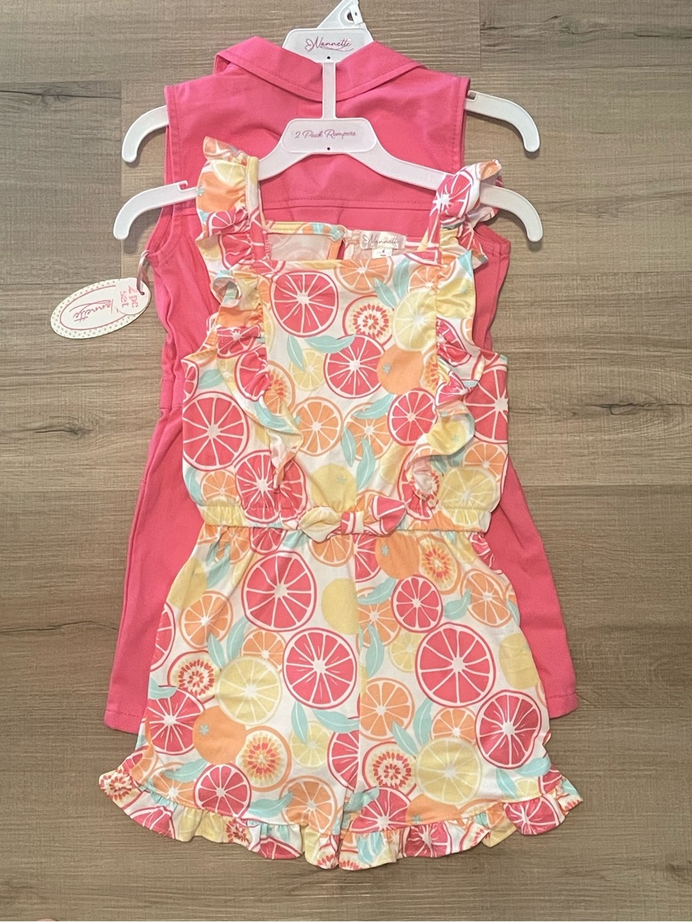 Nanette Lapore Citrus 2 pc Romper Set 🍋🍋‍🟩🍊